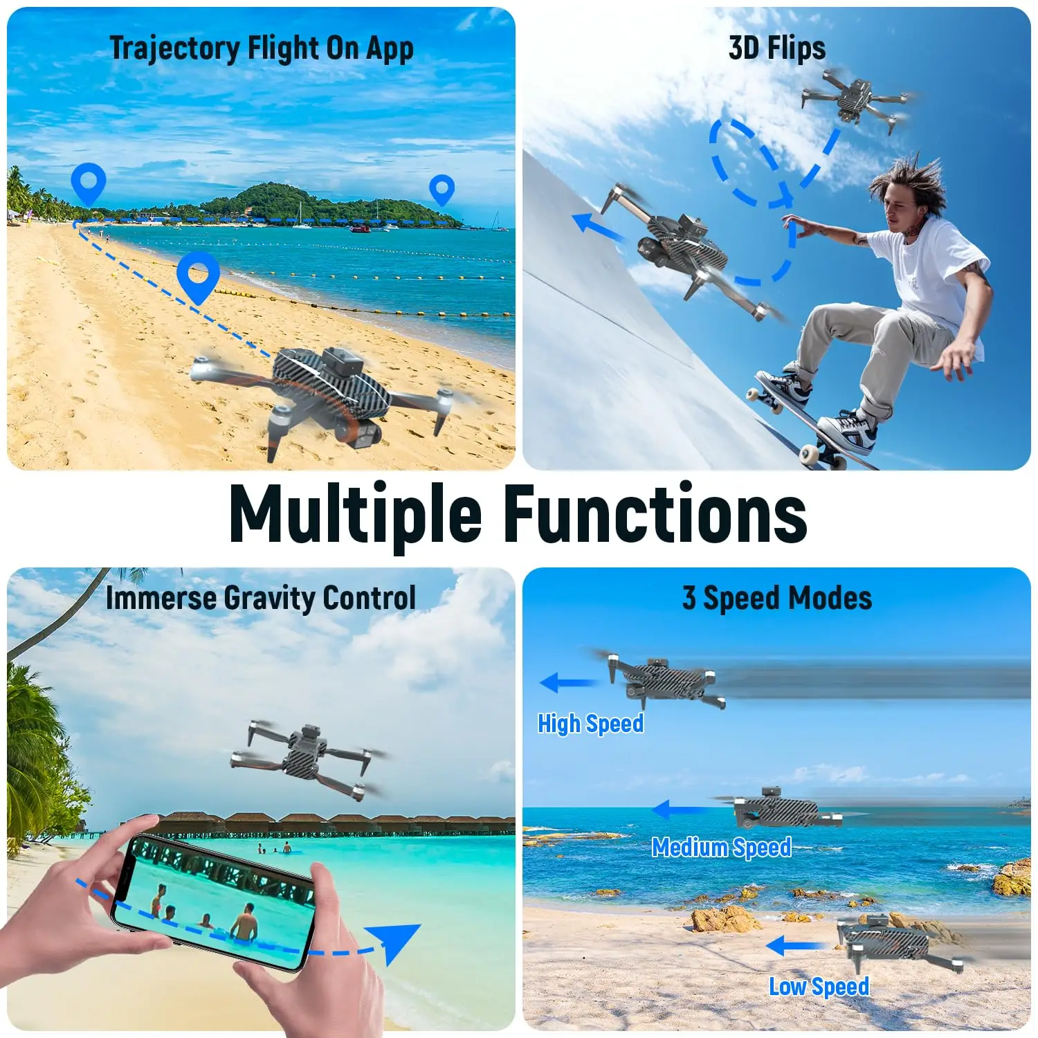 P8 Pro Drone Professional 8K HD 5G GPS Camera Brushless Motor 4K Video FPV RC Quadcopter posizionamento del flusso ottico UAV TOY GIFT