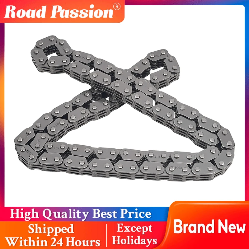 Road Passion Motorcycle Camshaft Timing Chain 102 Links For Kawasaki BN125 BN 125 Eliminator 1998-2009 92057-1432 92057-1457