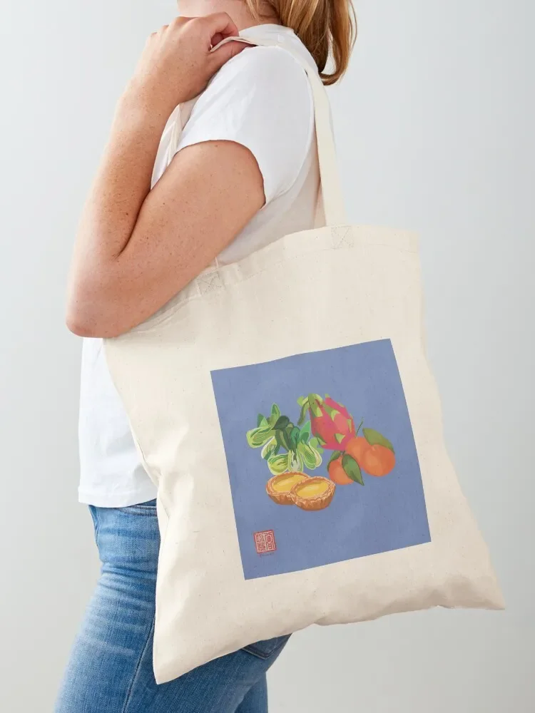 Market Favorites Tote Bag กระเป๋าผู้หญิง 2025 กระเป๋าผ้า กระเป๋านํากลับมาใช้ใหม่ Shopper Tote Bag