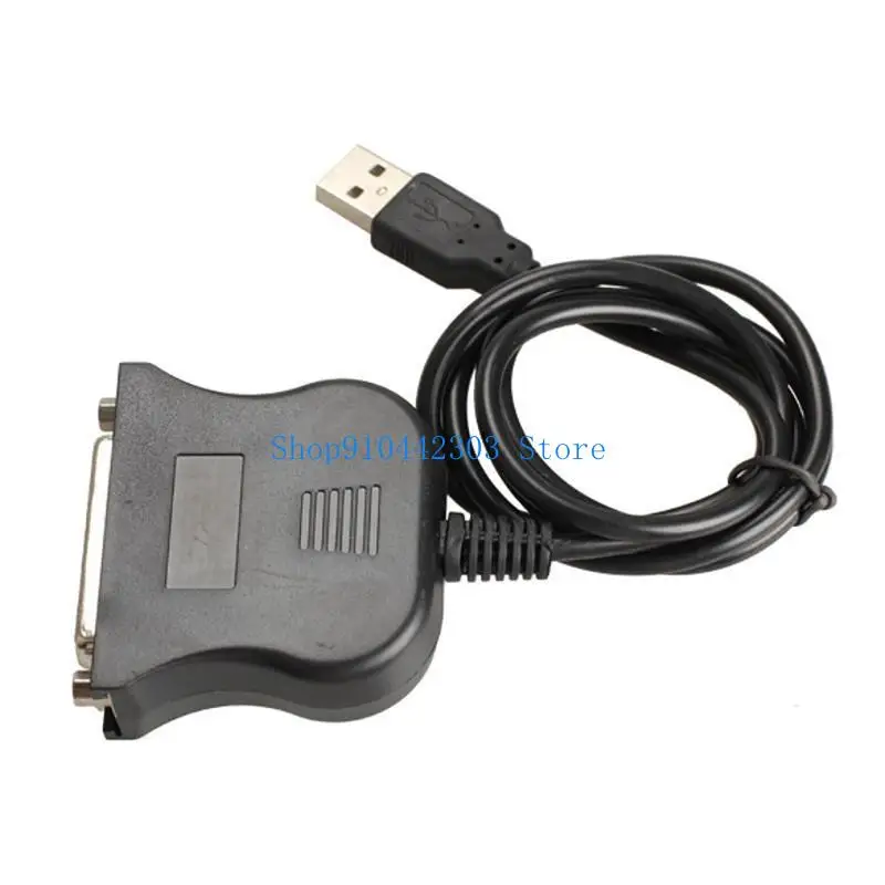 652F USB 2.0 To 25 Pin DB25 Parallel Port Cable IEEE 1284 25pin Parallel Printer Adapter Cord USB to DB25 25Pin Parallel Port
