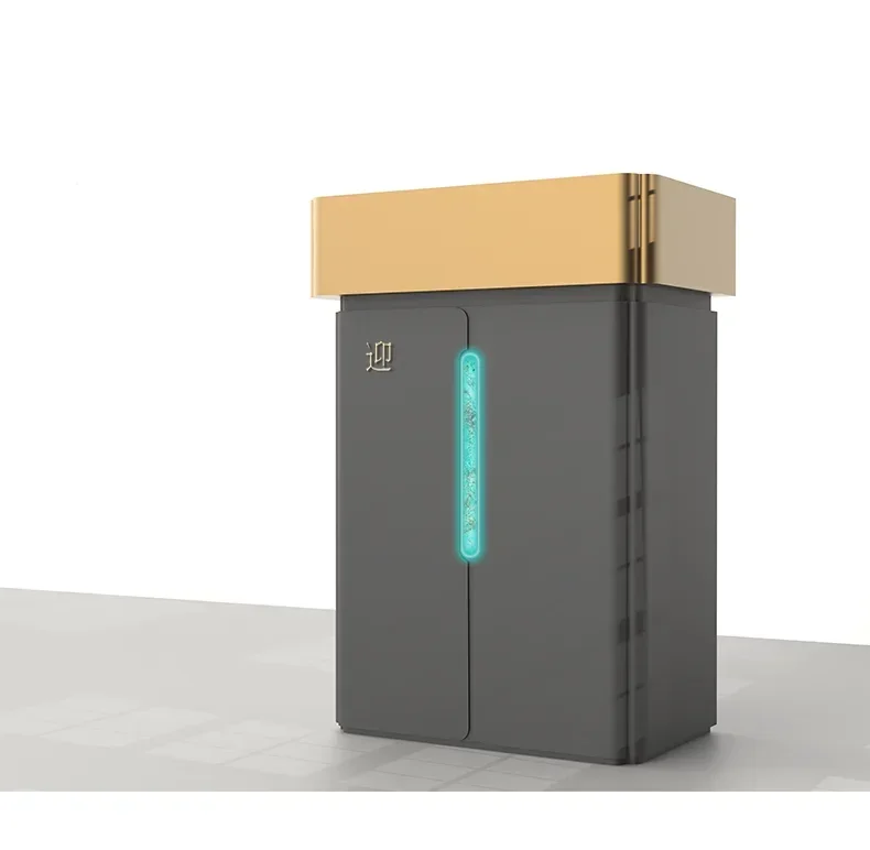 الاستقبال، استشارة مطعم بسيطة وحديثة، تخصيص طاولة أمين الصندوق الصينية الجديدة المصنوعة من الفولاذ المقاوم للصدأ