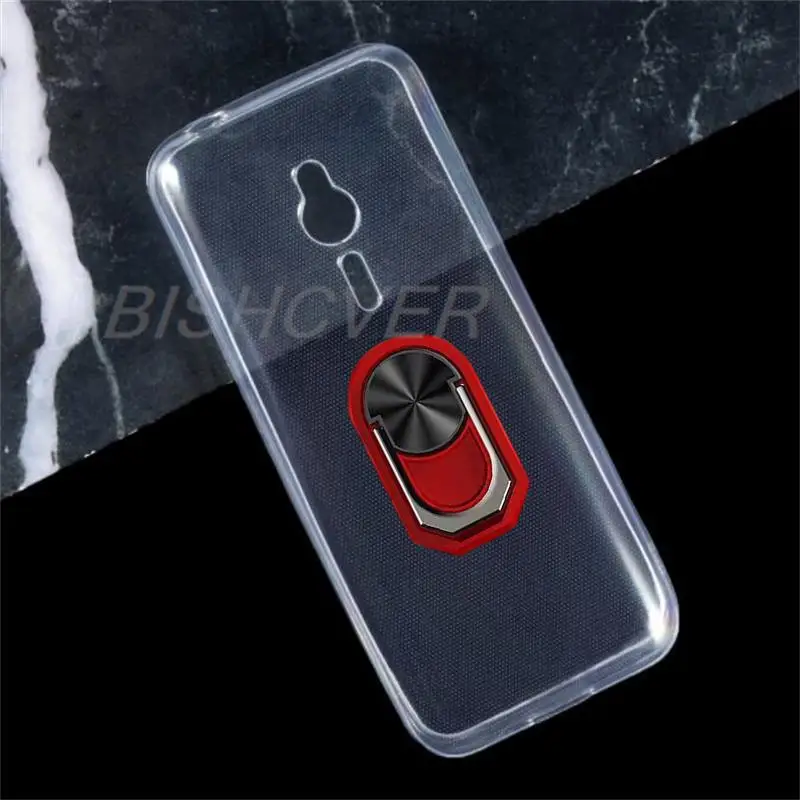 Magnet Phone Case For Nokia 230 / 230 Dual SIM Shockproof Soft TPU Silicone Cover For Nokia 230 Case With Ring Holder