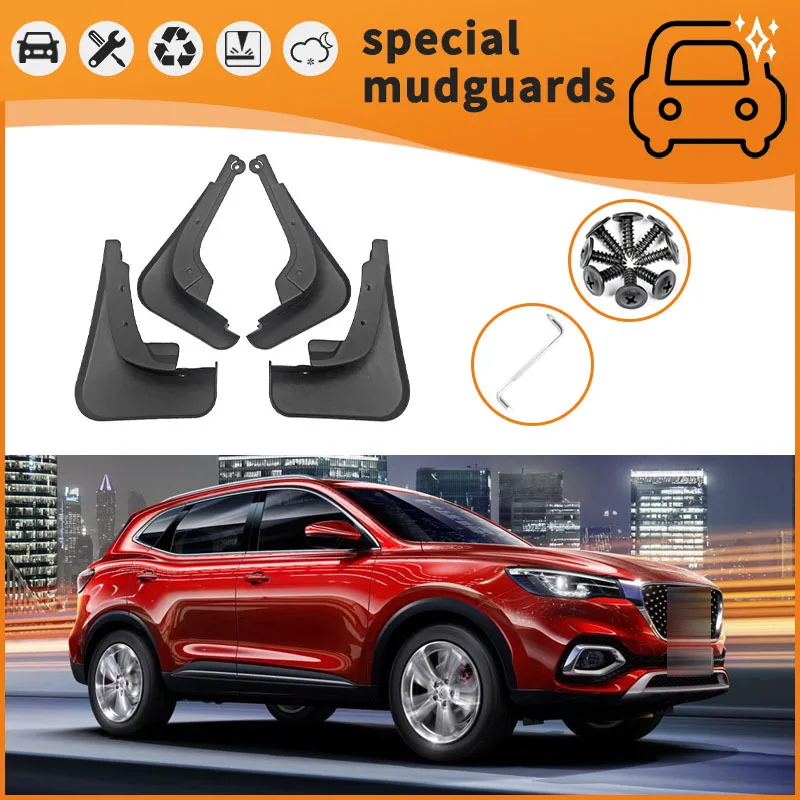 

For 20-24 MG MG5 ZS HS models Mudguards Fender Mudflaps Front Rear Flares Splash Guards Cover Car Accessorie