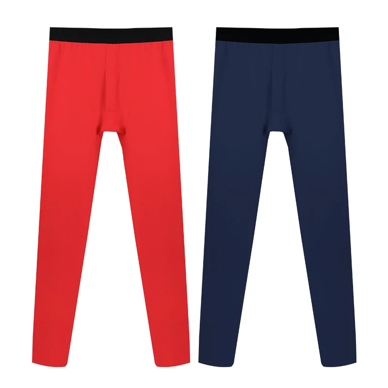 Mit Fleece gefütterte und verdickte Herren-Thermohose. Sie sind kältebeständige Unterwäsche für Herbst und Winter, aus Wolle a