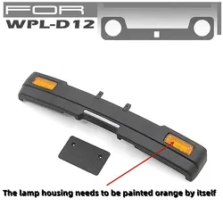 Front Bumper With turn signal for WPL D12 RC Car Accessories