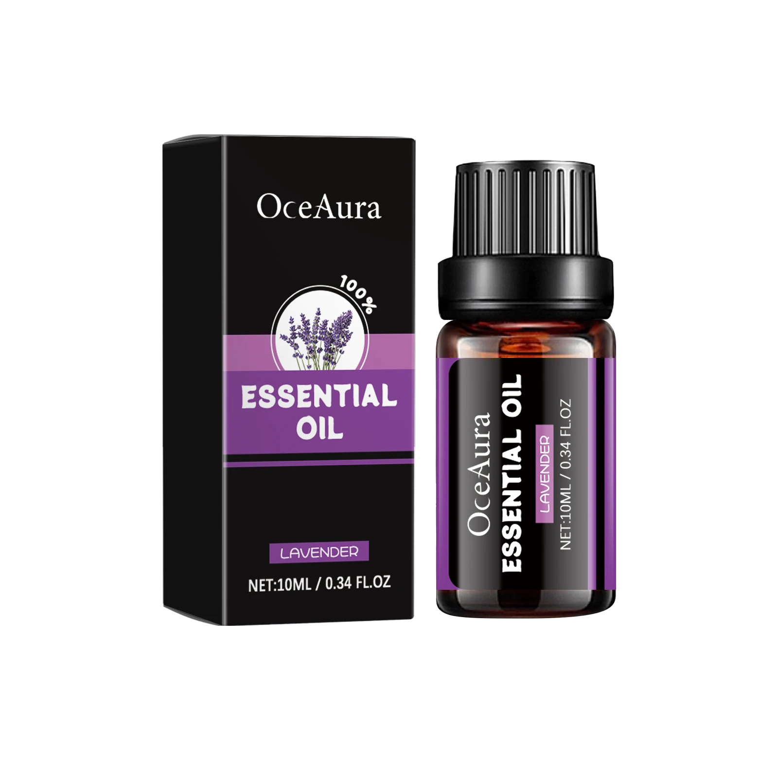 OceAura Lavender Essential Oil Skin Moisturizing Whitening Beauty Firming Skin Relaxing Body Massage Essential Oil