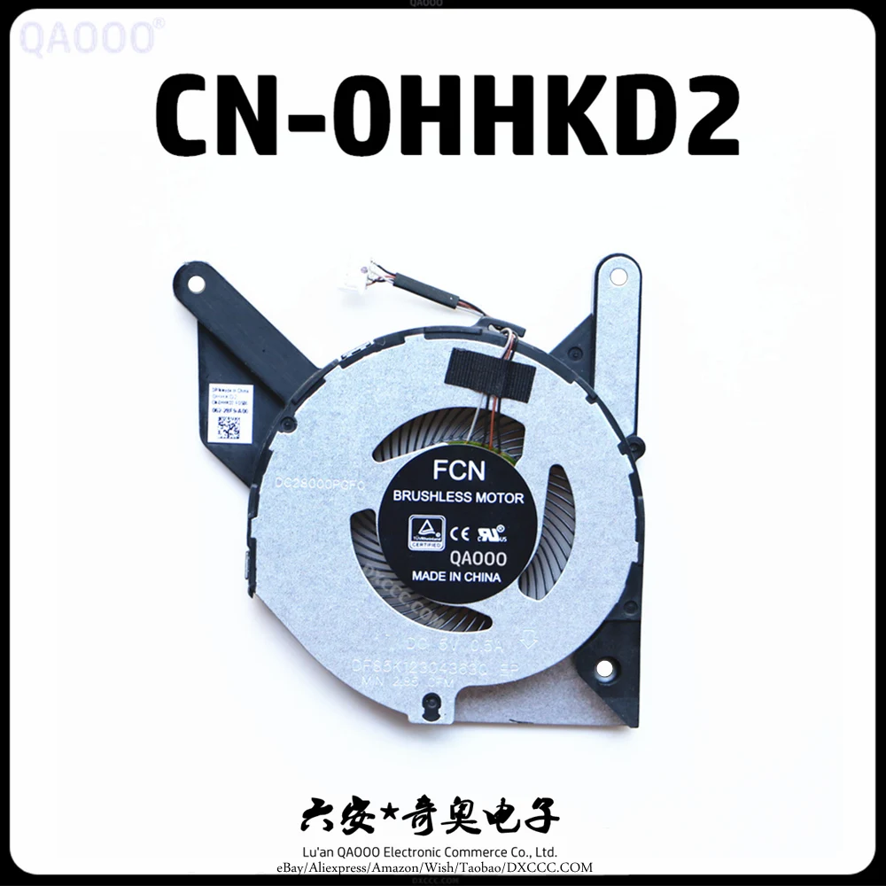 CN-0HHKD2 Cooling Fan For DELL Latitude 5410 CPU COOLING FAN (UMA)