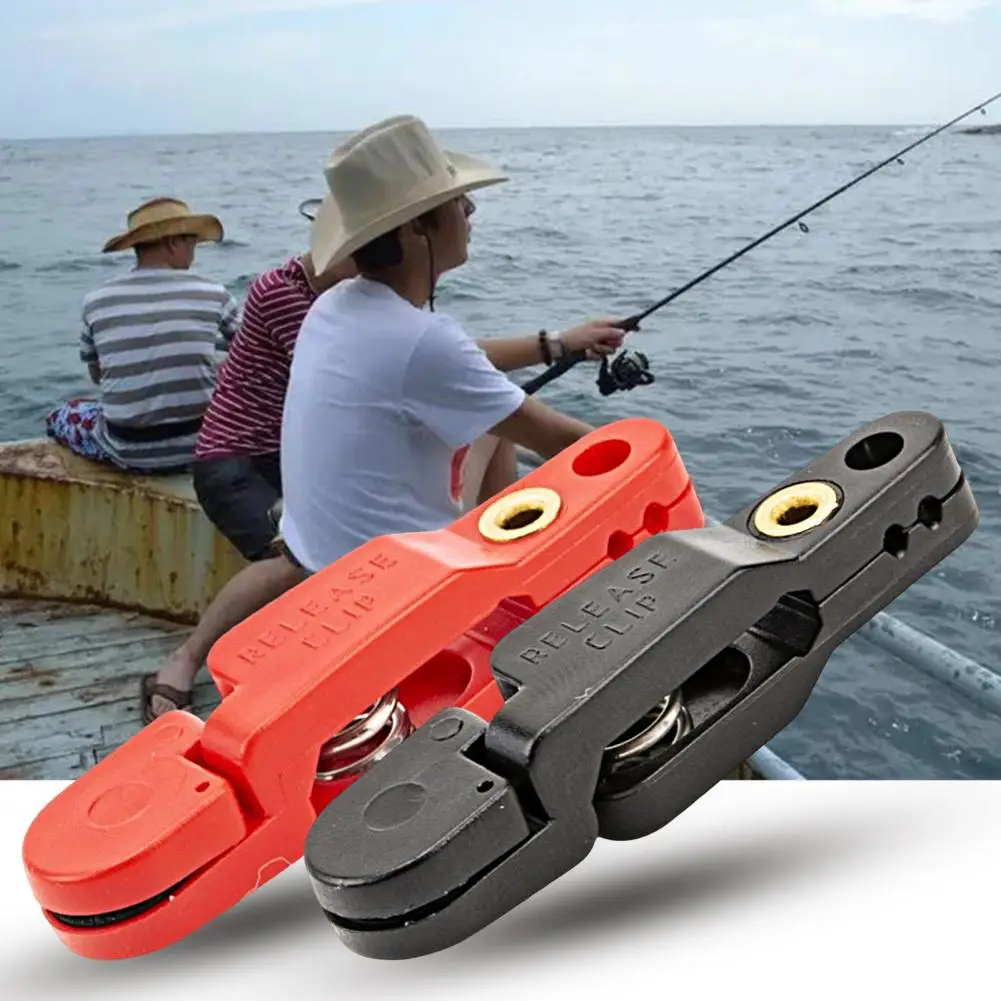 Snap Release Clip Compact Quick Release Plastic Heavy Tension Trolling Fishing Clip for Offshore Fishing