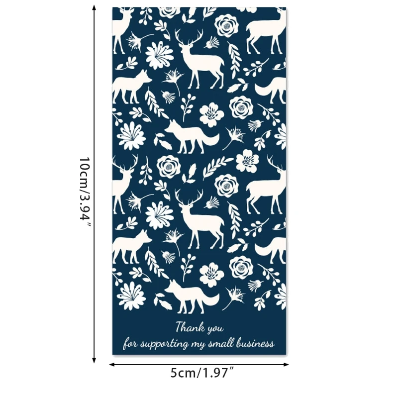 50 Pieces Thank You Stickers for Small Business Scrapbooking Stationery Sticker