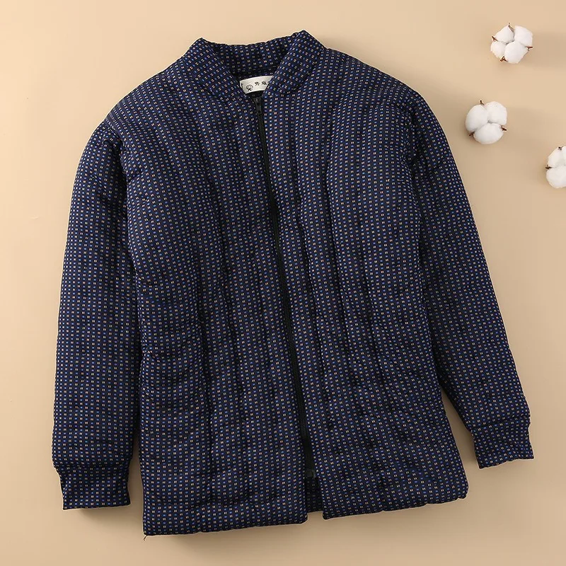 

Men Elderly Thick Warm Loose Cotton-padded Jackets Fathers Grandfathers Adult Comfort Pure Handmade Cotton Cotton-padded Clothes