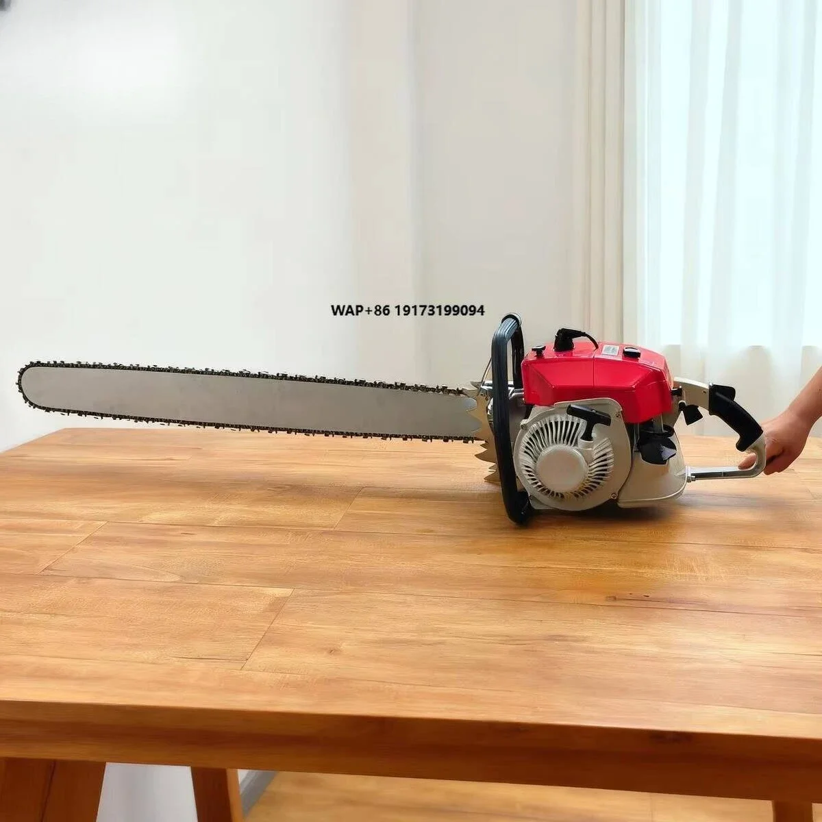 

72-105CC 54KW Chainsaw 36 42 Inch Guide Bar Professional Petrol Power Saw Wood Cutting Machine Forestry Tool