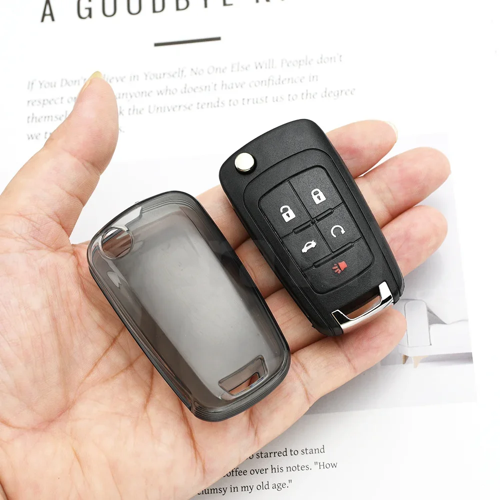 Soft TPU Car Flip Key Case Cover for Chevrolet Cruze Malibu Captiva Aveo Trax Sail Vauxhall Astra Corsa Insignia Mokka for Buick