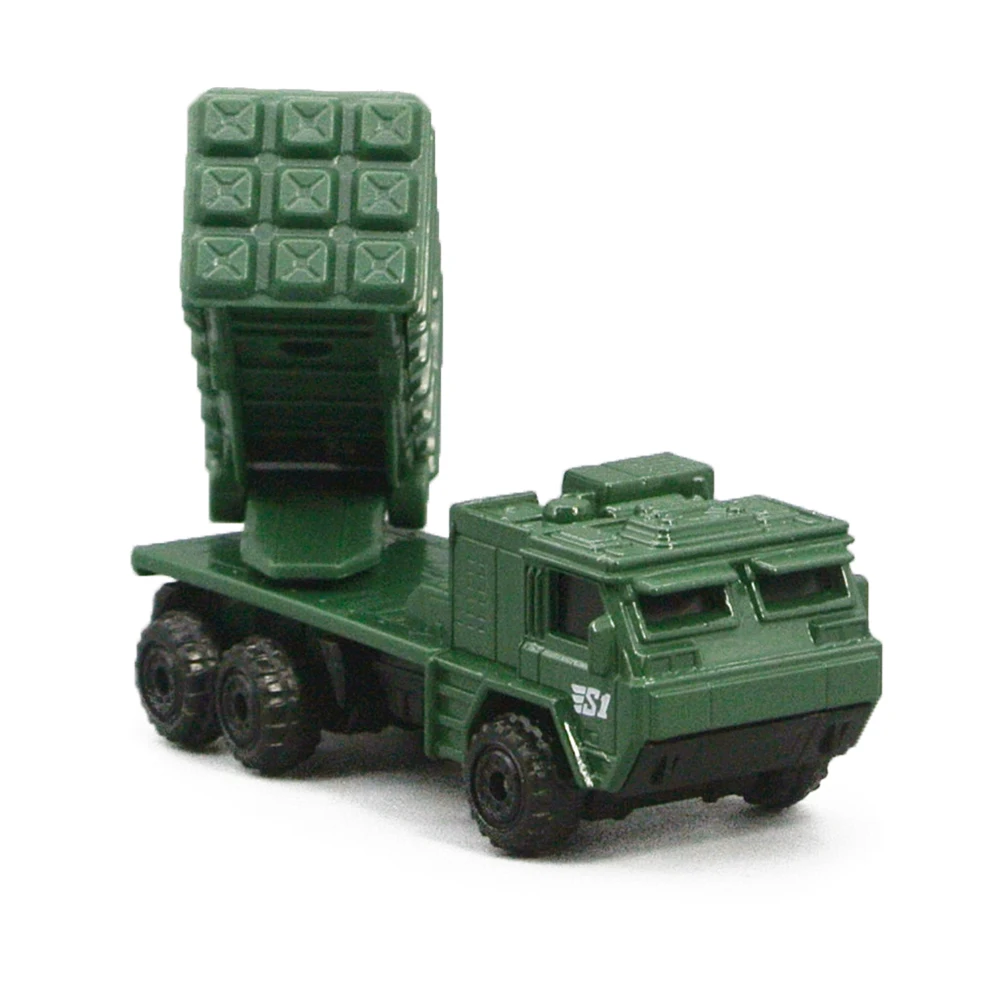 Military Armored Vehicle Tank Personnel Carrier Katyusha Rocket Ambulance Engineering Truck Slide Car Model Toy Boy Gifts