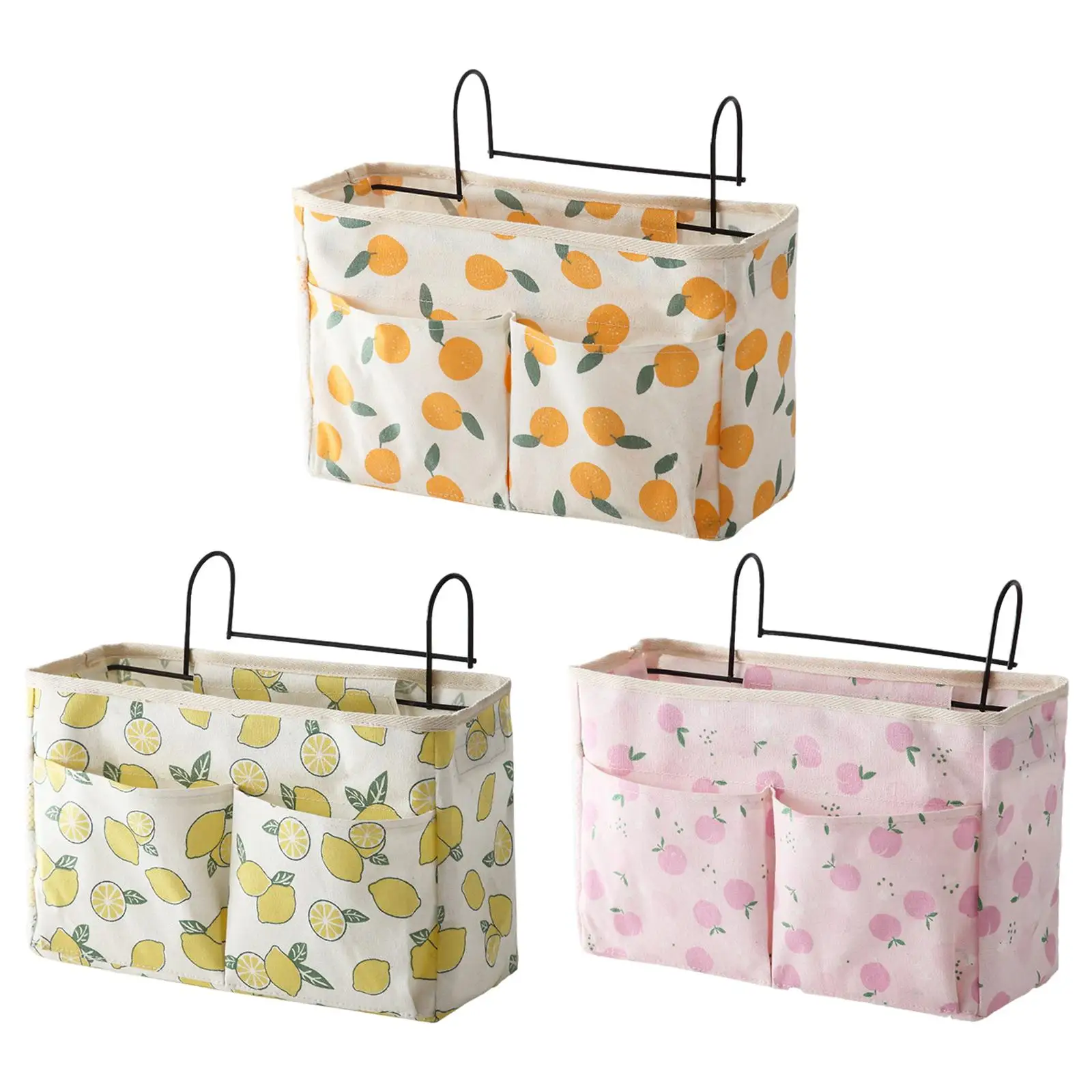 Hanging Bedside Caddy Waterproof Bed Holder Pockets for Baby Crib Sofa Chair