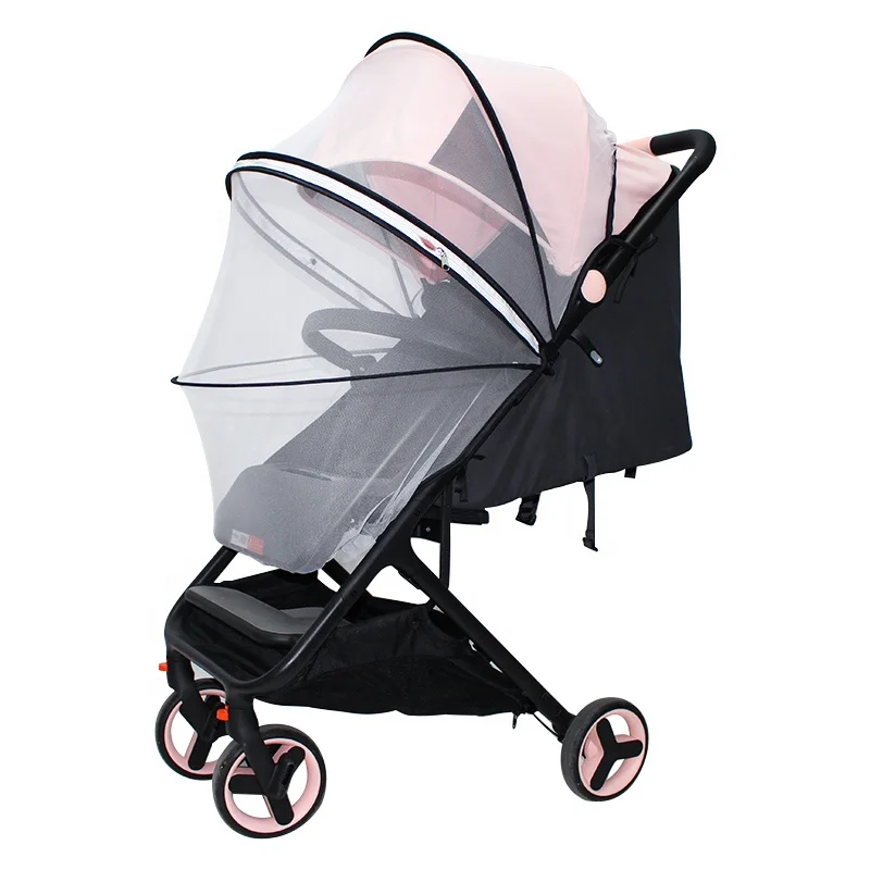 Factory Made Baby Strollers Special Elastic Breathable Mosquito Net With Zipper Window