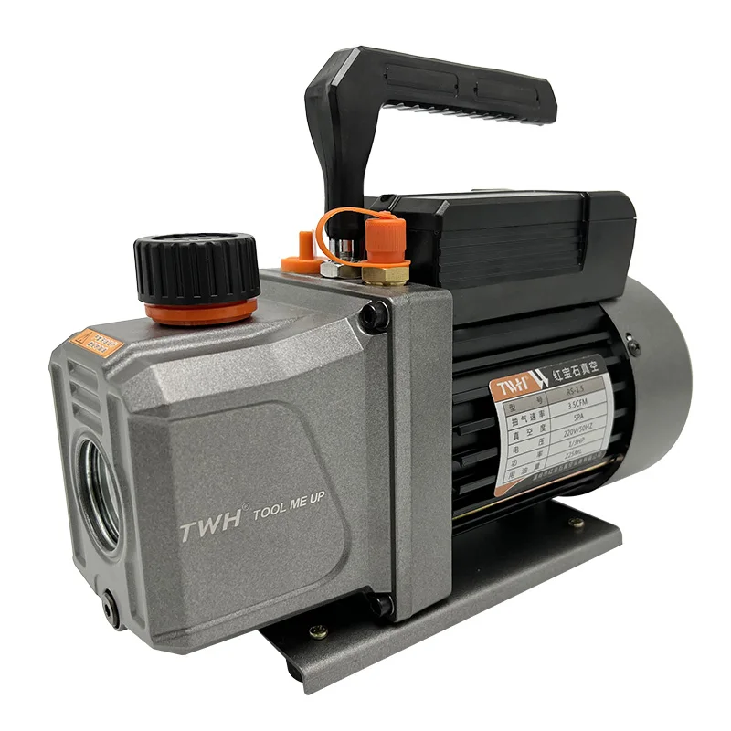 

China Wholesale Factory RS-1.5 Small Refrigerant 4CFM 110V One Stage Oil Pump HVAC