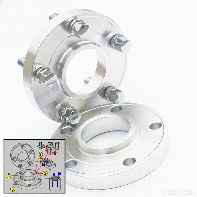 

Refitted Wheel spacers with centered design 2PCS 15mm 5*120|5x4.72"|74.1mm|12*1.5Bolts for BMW E39 5-Series 525i 528i 530i 540i