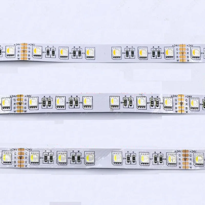 Imagem -05 - Rgbw Rgbw Rgbww em Tira de Luz Led Branco Natural Branco Frio 3000k 4000k 6000k Flexível 5m 10 mm 12v 24v