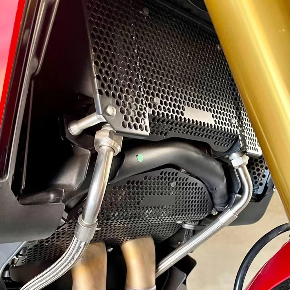 Radiator Cylinder Head Engine Guard, Ducati Multistrada V4 V4S, Pikes Peak, Desporto, 2020, 2021, 2022, 2023, V4 Racer