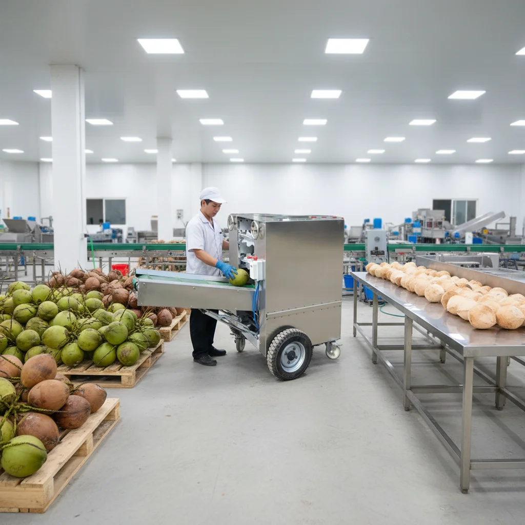 Commercial Coconut Husking Machine Coconut Shell Removing Machine