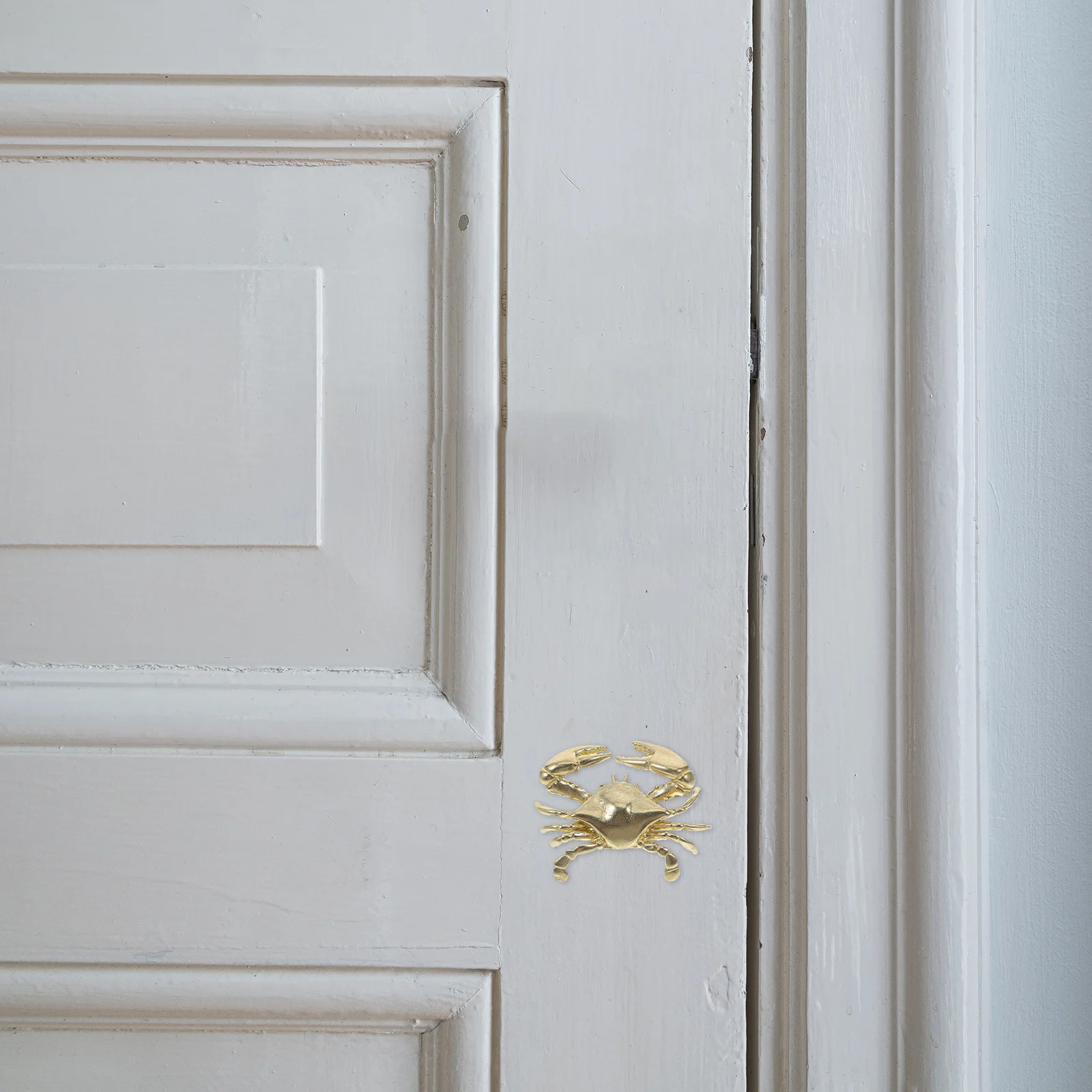 

1pc Brass Crab Cabinet Knobs Nautical Drawer Pulls Marine Style Handle For Kitchen Closet Furniture Sea Theme Single Hole