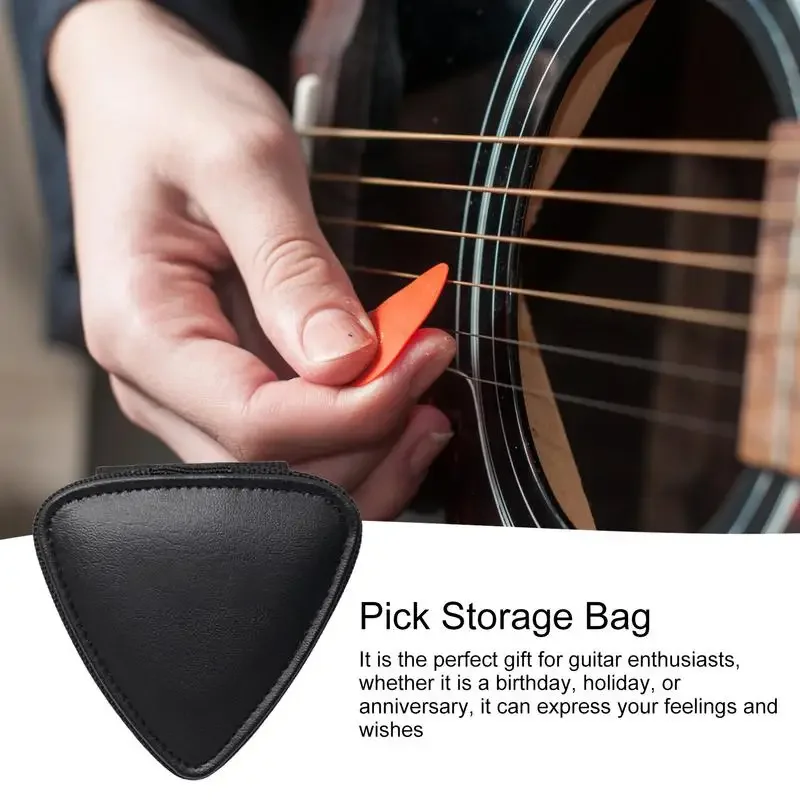 

Guitar Pick Case Black Picks Holder Case Pick Display Case Plectrums Bagr Accessories For Beginners