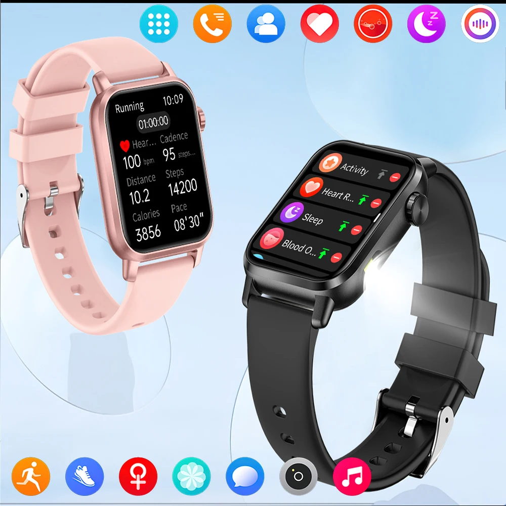 

GEJIAN уличные умные часы мужские OLED-фонарики мониторинг сердечного ритма и кислорода в крови GPS траектория движения женские умные часы