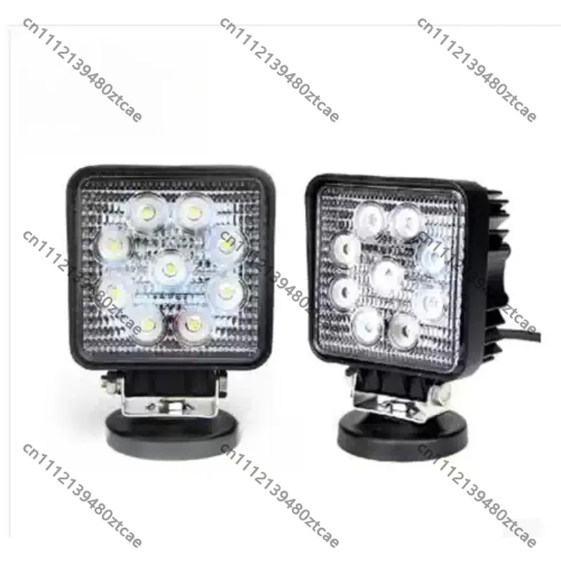 27W LED Car Work Light,High Power Modified Spotlight for Excavator ATV Off‑Road Fog Lamp