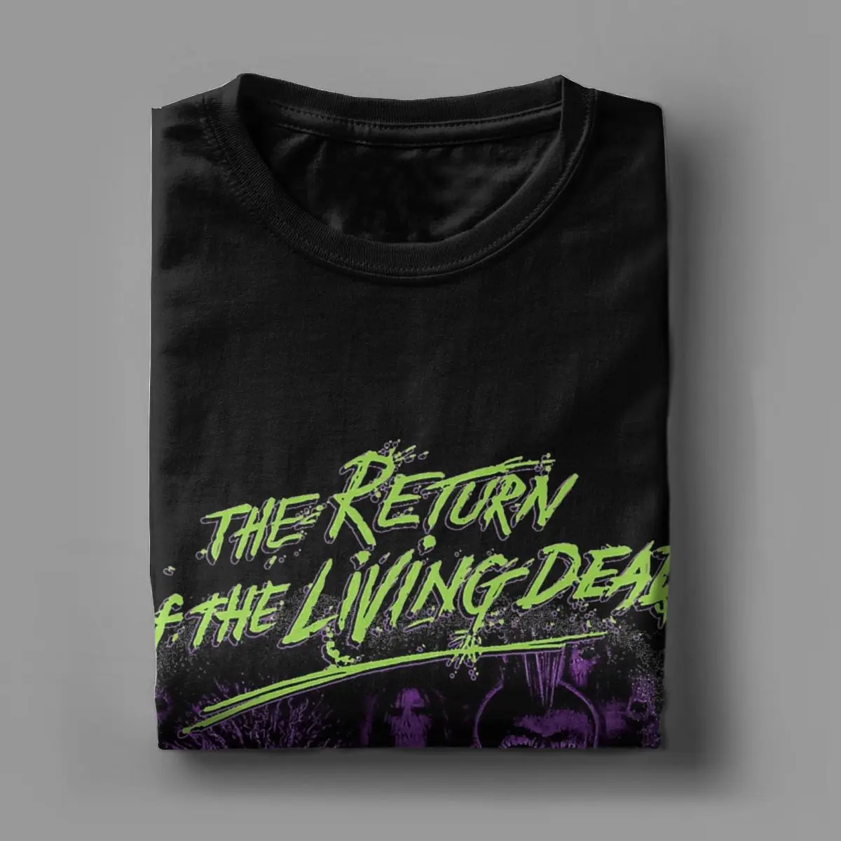 The Return Of The Living Dead Men T Shirts Humorous Tees Short Sleeve Crewneck T-Shirts Cotton 6XL Clothes