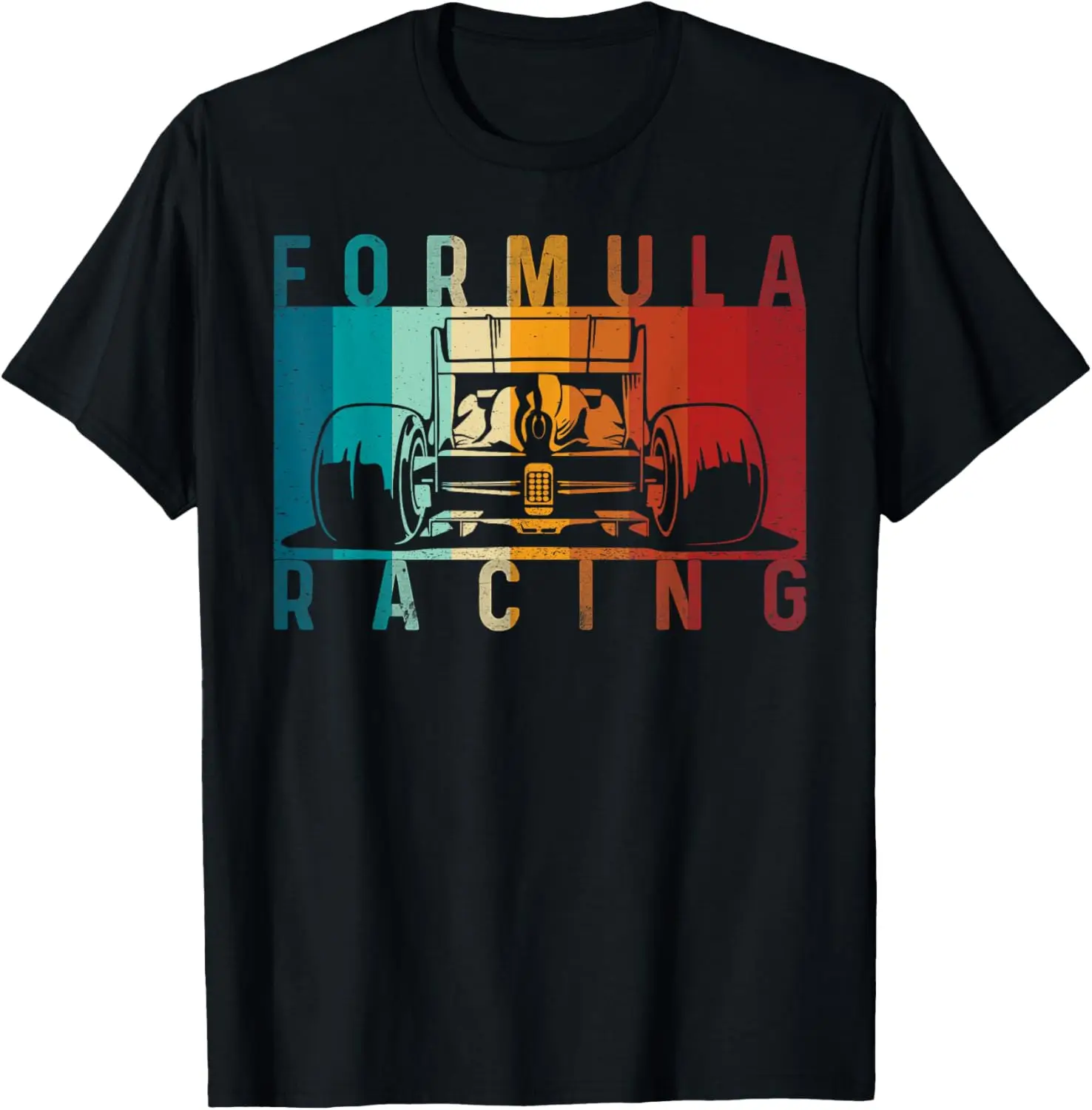 

Retro vintage Formula Racing Car Silhouette Race Car Formula T-Shirt