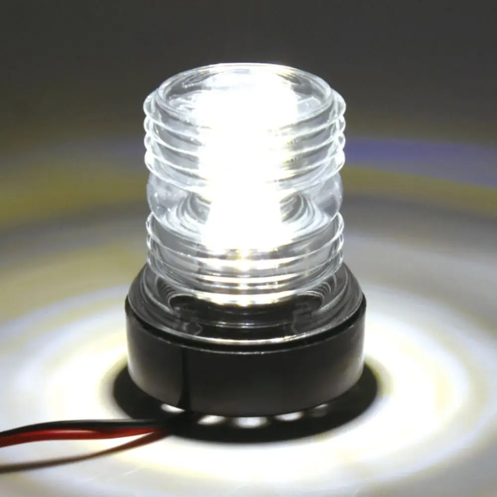 White LED LED Navigation Light All-Round Light 360 Degree Anchor Light Waterproof Fold Down Sailing Signal Light Stern Mount