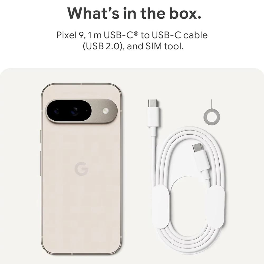 الإصدار العالمي Google Pixel 9 5G NFC، شاشة AMOLED مقاس 6.3 بوصة، كاميرات 50 ميجابكسل + 48 ميجابكسل، بطارية 4700 مللي أمبير في الساعة، IP68، بدون شاحن #6