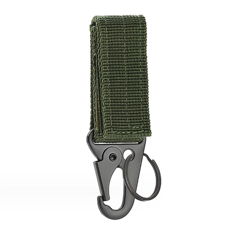 Belt Webbing Buckle Strap Keychain, Belt Key Chain, Keyring, Tactical Hook, Key Holder, Clip