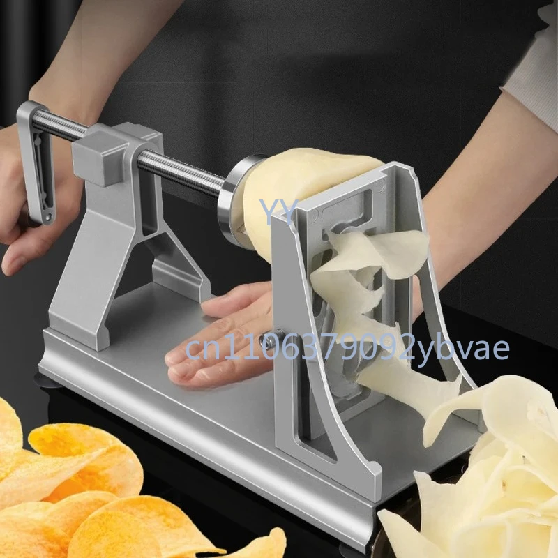 

Multifunctional Rotating Shredded Potatoes Grater Thousand Wire Grater Turnip Strip Slice Hand-Cranking Slicer Flaker Commercial