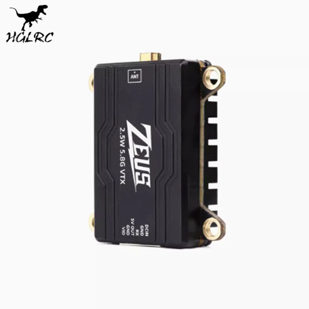 HGLRC-Zeus VTX Pro ناقل الحركة ، قابس هوائي MMCX ، أكثر من 10 ، 7-26 فولت ، صورة Ghz ، W ، RC FPV ملحقات الطائرة بدون طيار