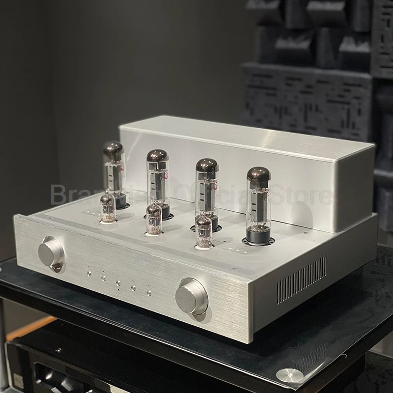 35Wx2 Tube Amplifier Ultra Linear 93dB SNR Amp 4/8 Ohm Sound Amplifiers 18-38kHz Frequency Response  HiFi Sound System For Home