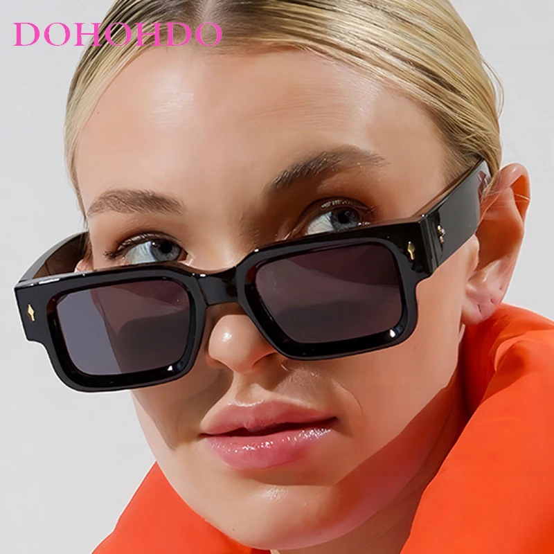 Classic Square Rice Nail Women Sunglasses Fashion Brand Designer Men Sunglass Outdoor Driving Shade Eyewear Female Lentes UV400