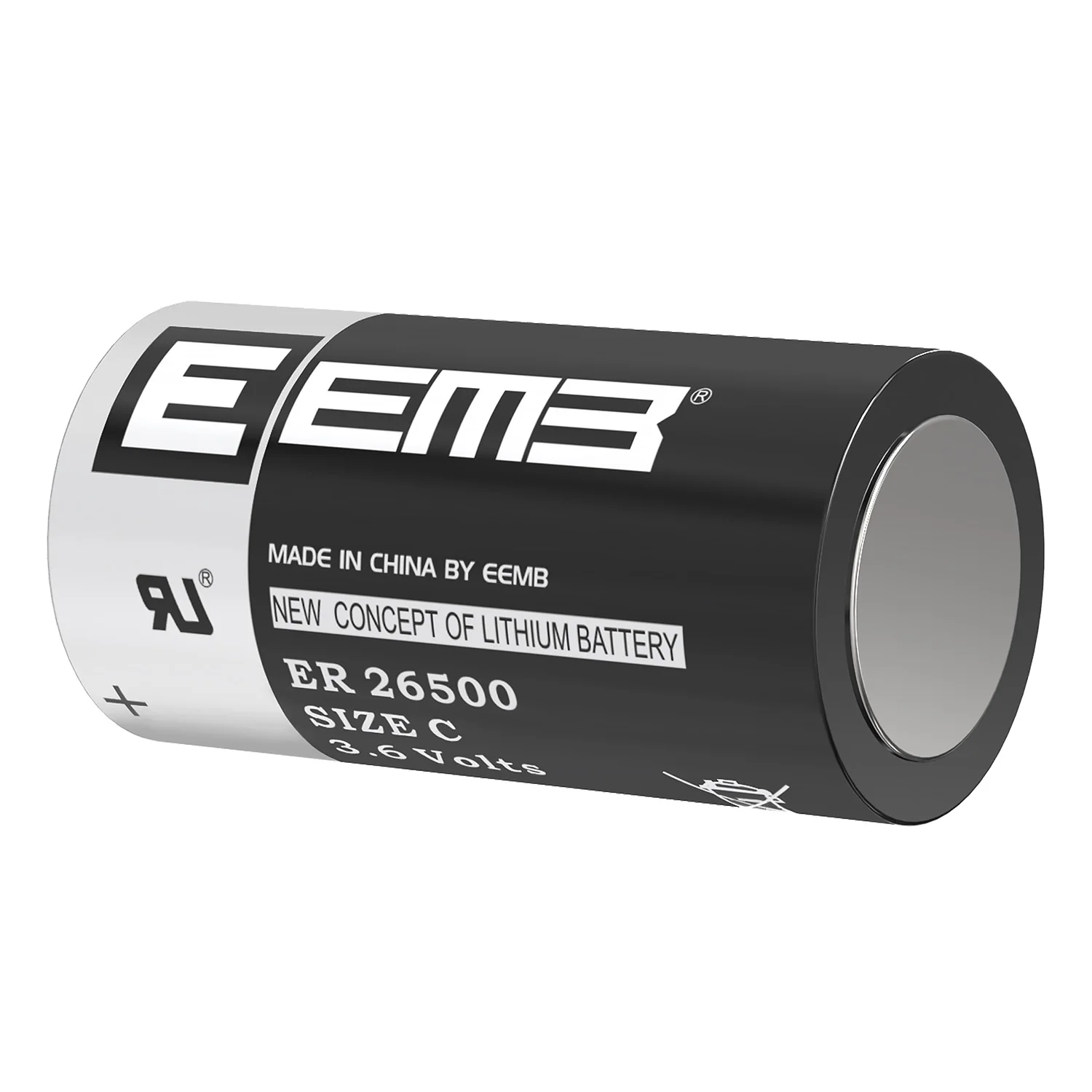 EEMB 3.6V 26500 C Size Batteries 9000mAh ER26500 Lithium Battery Non-rechargeable for Water/Gas Meter Window Sensor Home Monitor