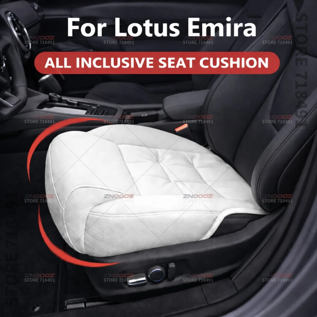 

Car Seat Leg Support Extension Seat Cover Memory Foam Extender Cushion Interior Accessories For Lotus Emira