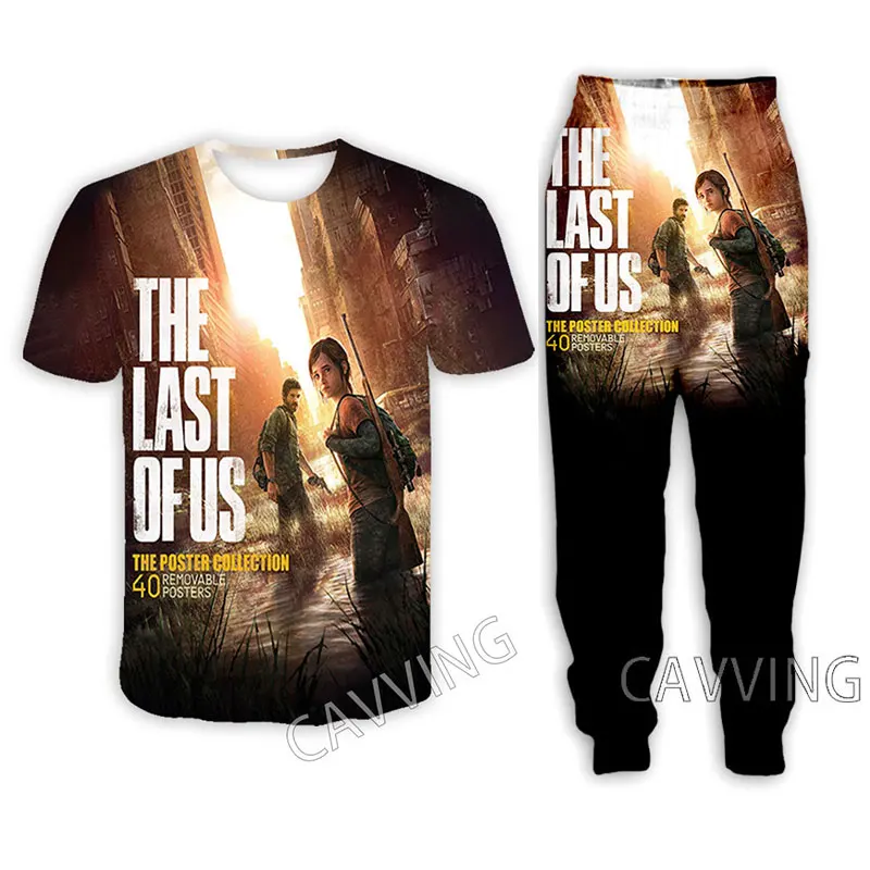 

The Last Of Us 3D Printed Casual T-shirt + Pants Jogging Pants Trousers Suit Clothes Women/ Men Sets for Women/men