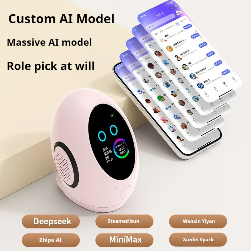 Ai Smart Speaker Ai Robot With Bluetooth 5.3 Wifi Voice Control Support  Ai For Kids Chatting Study Interaction Chat Toy