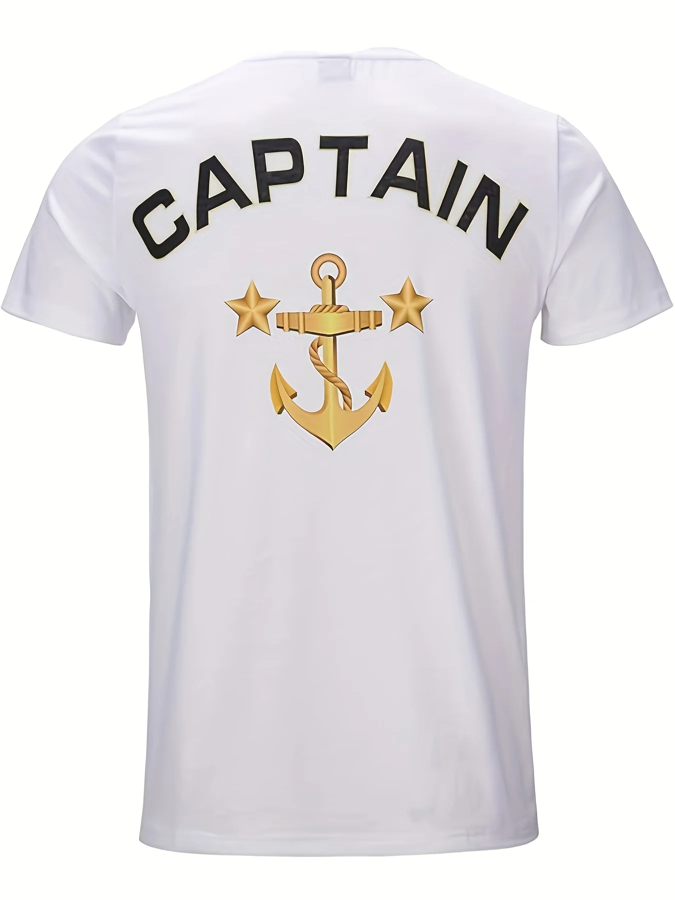 الرجال الإبحار الكابتن دور تي شيرت تنفس حفلة يخت فستان متابعة موضوع الحدث بحار زي لعب الأدوار تأثيري #2