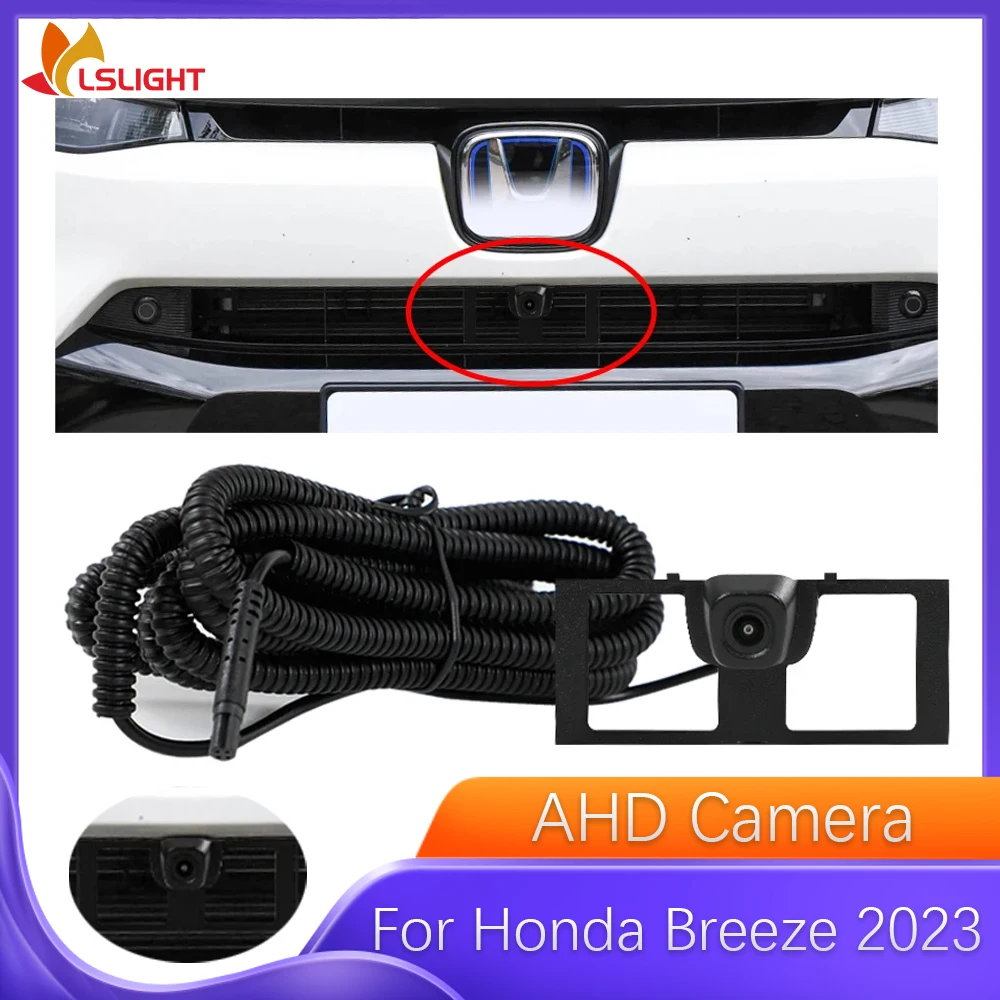 

For Honda Breeze 2023 Car Front View AHD Camera 150° Fisheye Lens 1080P Night Vision Waterproof Monitor Electronics Accessories