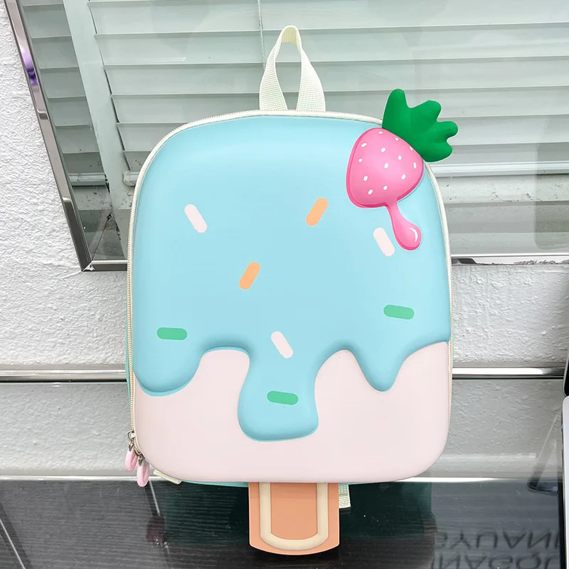 Korean Style Ice Cream Shaped Children's Backpack for Kindergarten Schoolbag Cute Bag for 3-5 Years Old Boys And Girls