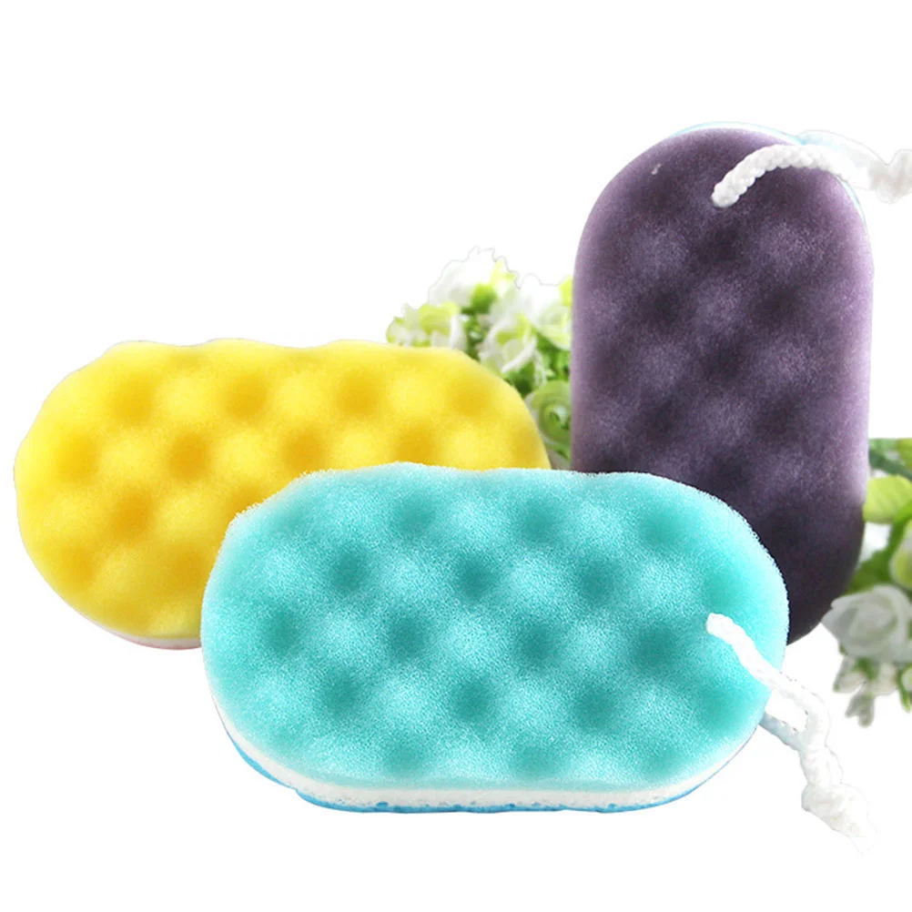 Sponge Shower Body Exfoliating Bath Bathing Sponges Loofahscrubber Brush Backscrubbing Scrubbers Baby Cleaningfoam Women Travel