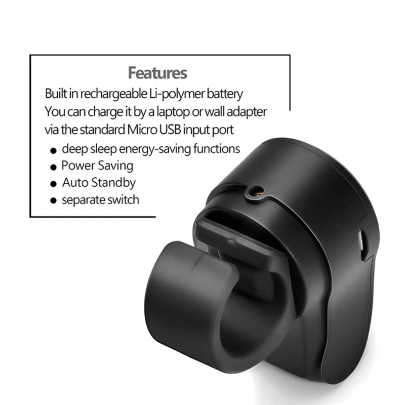 2.4GHz Presenter for Windows-MAC Linux-Android Finger Ring Presentation Remote