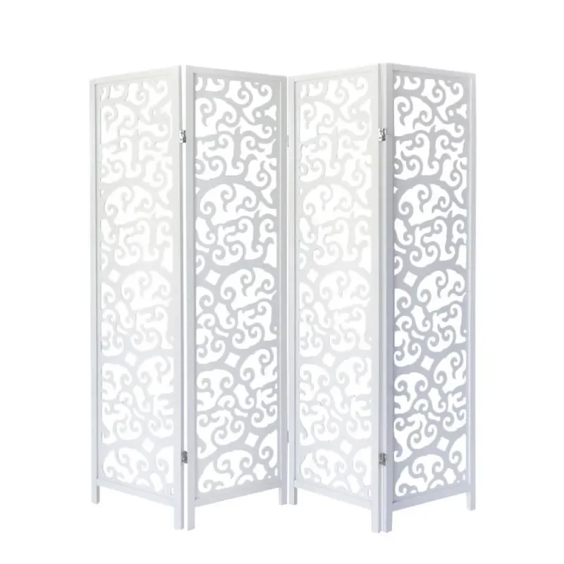Modern Modular Room Divider with Hollow Carving Light Luxury Partition for Living Room Office Study Space Separator