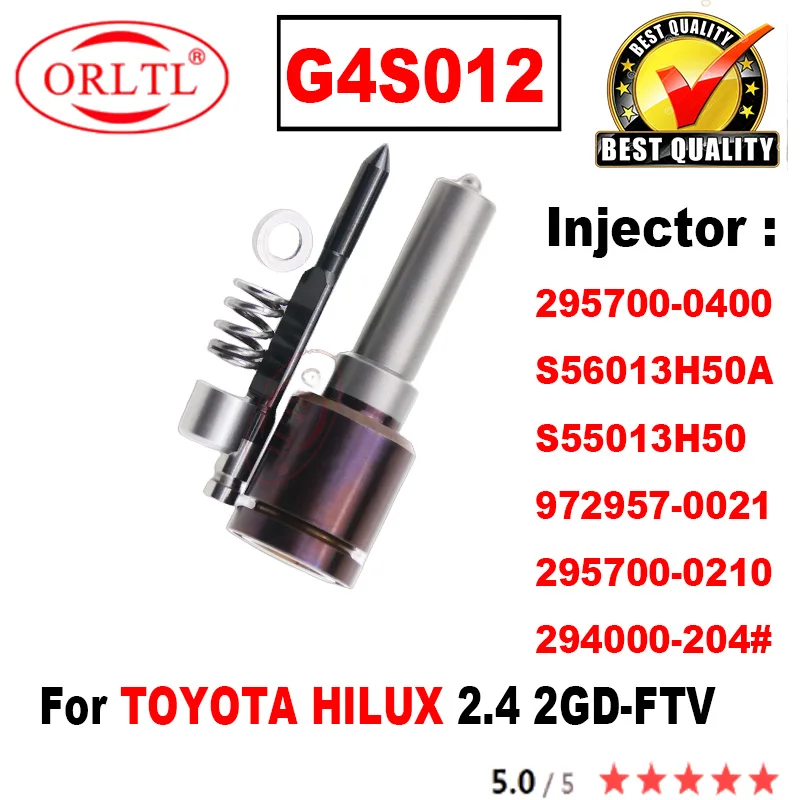 

ORLTL New G4S012 Piezo Injection Nozzle g4s012 For Mazda 295700-0400 S56013H50A S55013H50 972957-0021 295700-0210 294000-204#