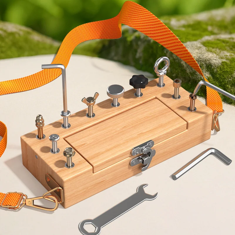 children's-wooden-montessori-screw-combination-disassembly-assembly-nut-tool-box-early-childhood-educational-intelligence-toy