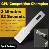 YCS OLFA Multifunctioal CPU IC Glue Removal Blade Set Glue Remover Knife Thin Blade Motherboard BGA Chip Glue Cleaning tools